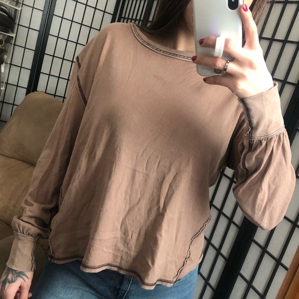 We The Free long sleeve tunic tee